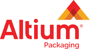 Images shows a red logo that says "Altium Packaging"