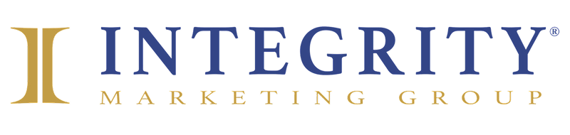 image shows a logo that says "Integrity Marketing Group"