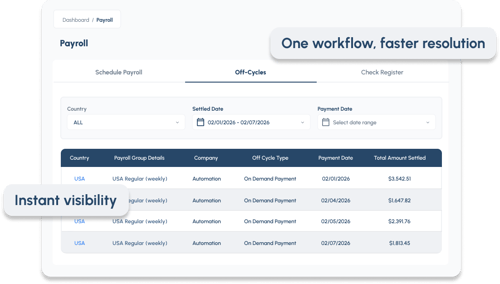 Homepage - Payroll Visual