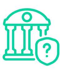 Icon of a bank Icon of a bank
