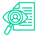 icon of a magnifying glass and document