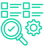 image of a checklist and magnifying glass