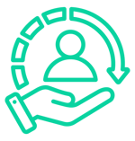 icon depicting customer support
